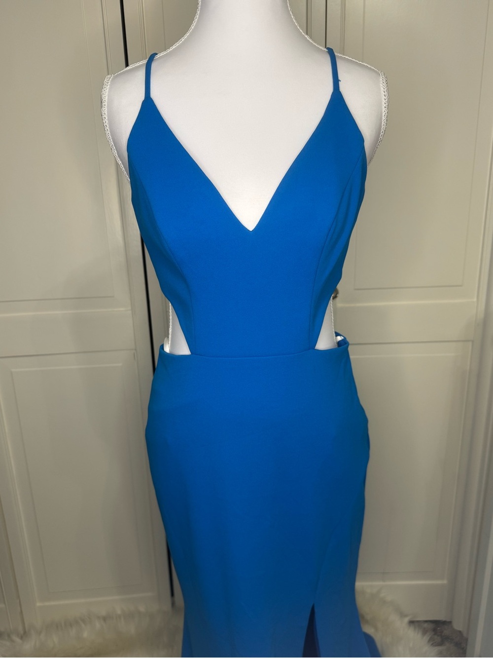 Aqua Royal Blue Dress